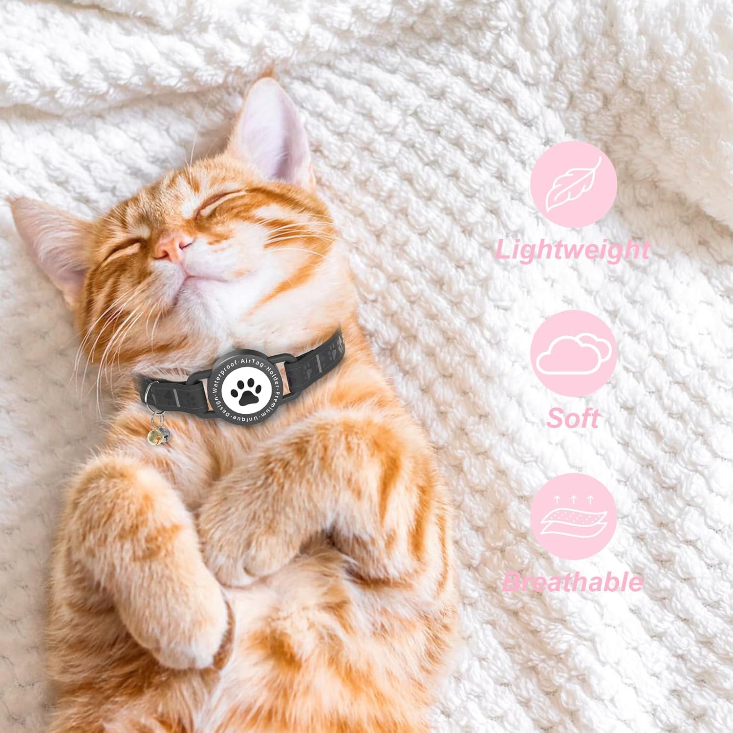 Keep Your Cat Safe: GPS Tracker Collar with Apple Find My